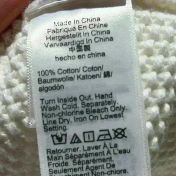 J. Crew Women's Cable Knit Crewneck Sweater with Crystals White Size Large - Picture 11 of 11